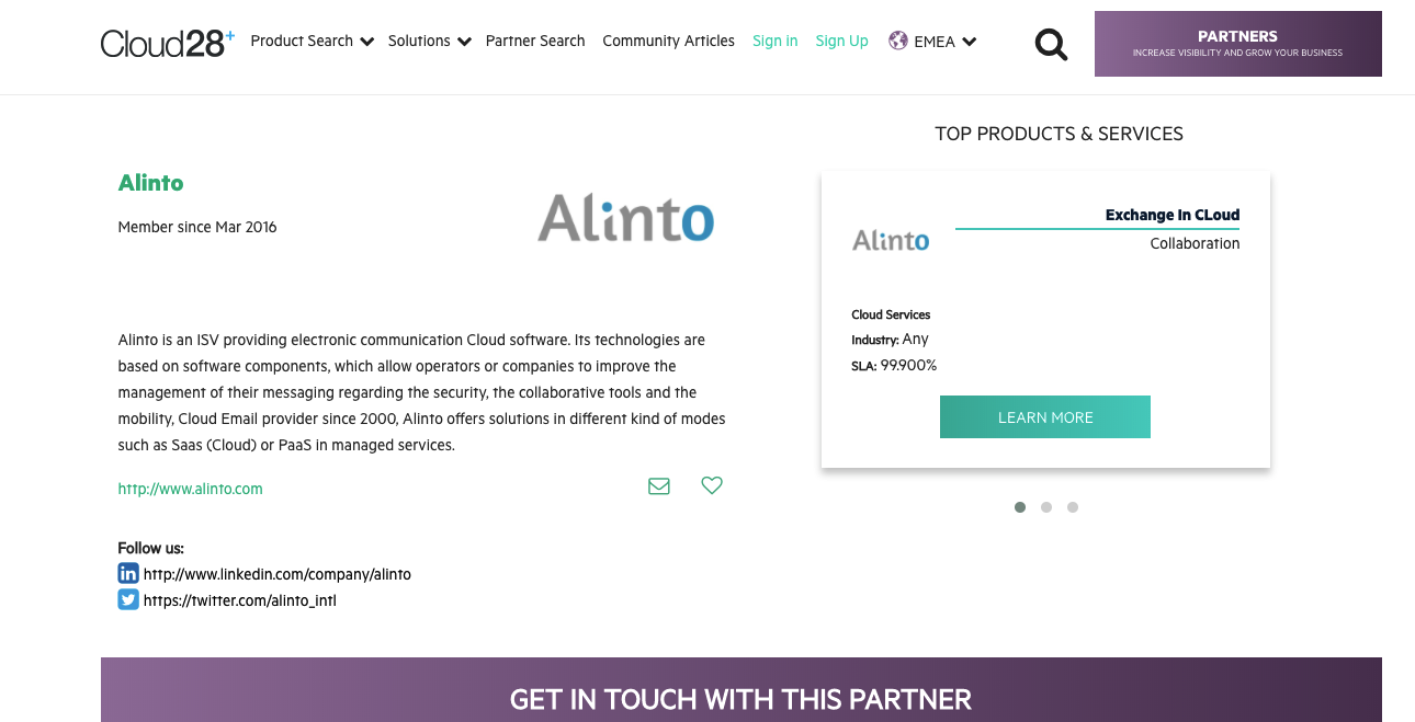 Alinto's latests news and press releases Alinto