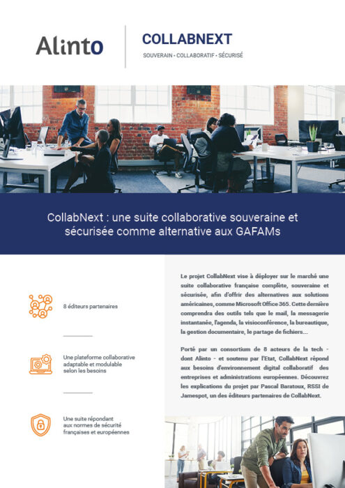 Brochure - Alinto - CollabNext - apercu - FR